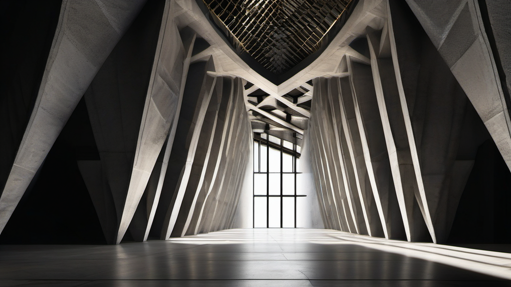 Cathedral architecture merging with silicon lattice — AI and moral philosophy